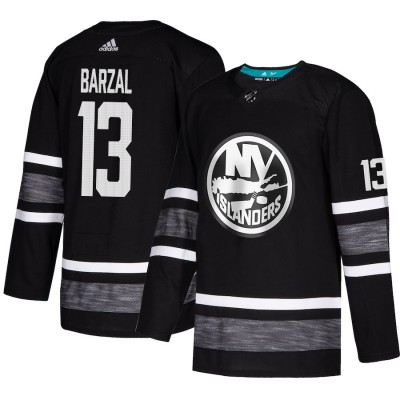 Adidas New York Islanders #13 Mathew Barzal Black Authentic 2019 All-Star Stitched NHL Jersey